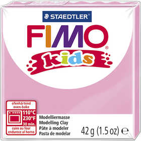FIMO® Kids Boetseerklei, roze, 42 gr/ 1 doos [HOB-78524]