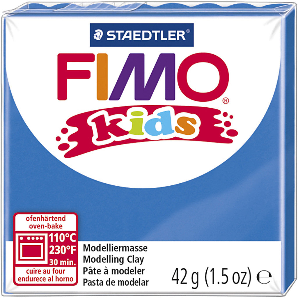 FIMO® Kids Boetseerklei, blauw, 42 gr/ 1 doos [HOB-78525]