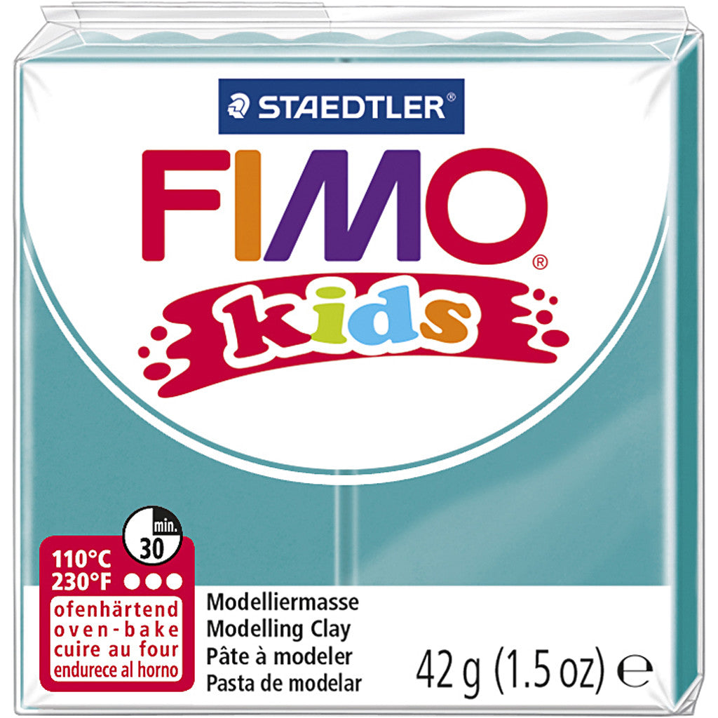 FIMO® Kids Boetseerklei, turquoise, 42 gr/ 1 doos [HOB-78526]