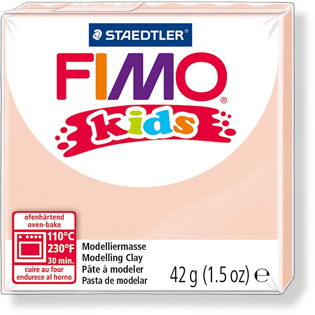 FIMO® Kids Boetseerklei, licht beige, 42 gr/ 1 doos [HOB-78528]