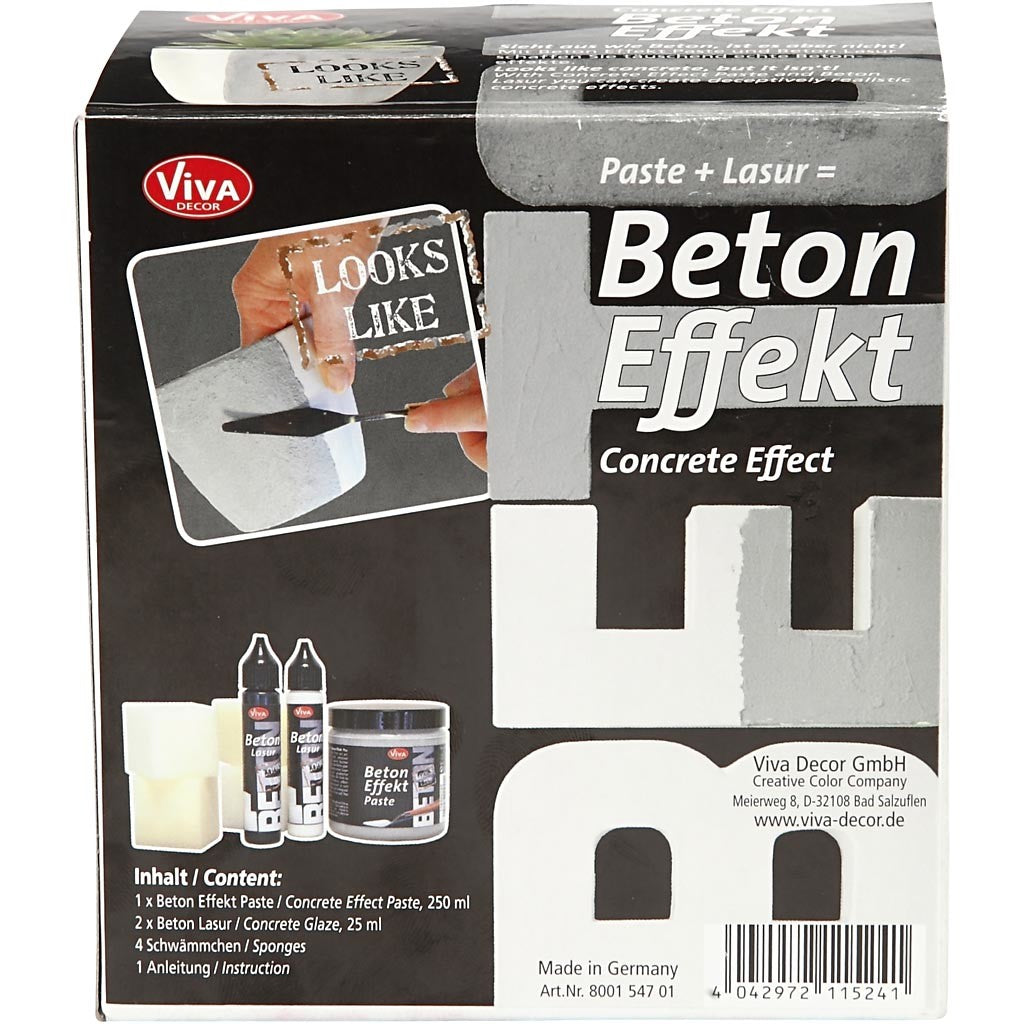 Beton Pasta, grijs, 1 set [HOB-78667]