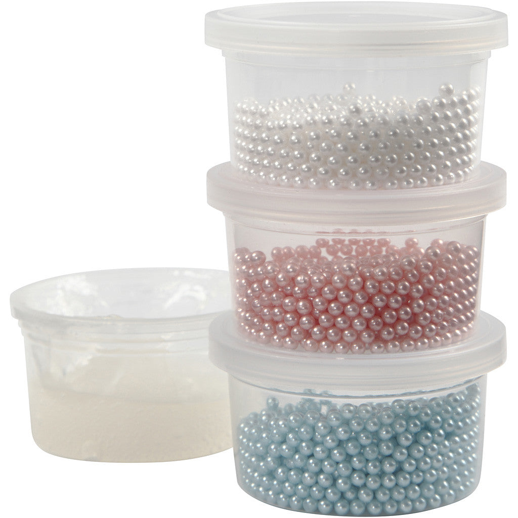 Pearl Clay®, diverse kleuren, 3x25+38 gr, 1 set [HOB-78725]