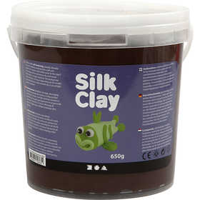 Silk Clay®, bruin, 650 gr/ 1 emmer [HOB-78818]