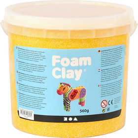 Foam Clay®, geel, 560 gr/ 1 emmer [HOB-78824]