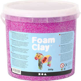 Foam Clay®, neon paars, 560 gr/ 1 emmer [HOB-78825]