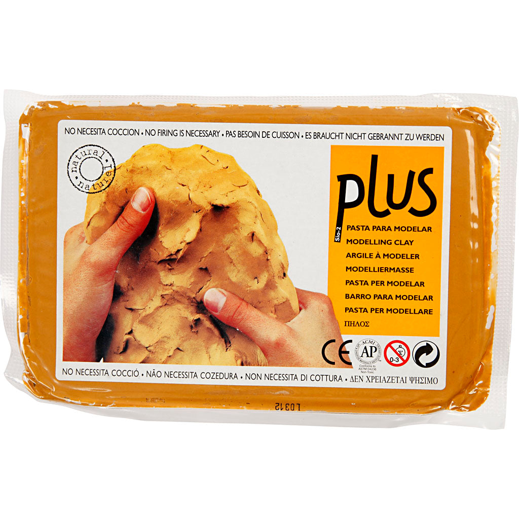Zelfhardende Klei, okergeel, 1000 gr/ 1 doos [HOB-789020]