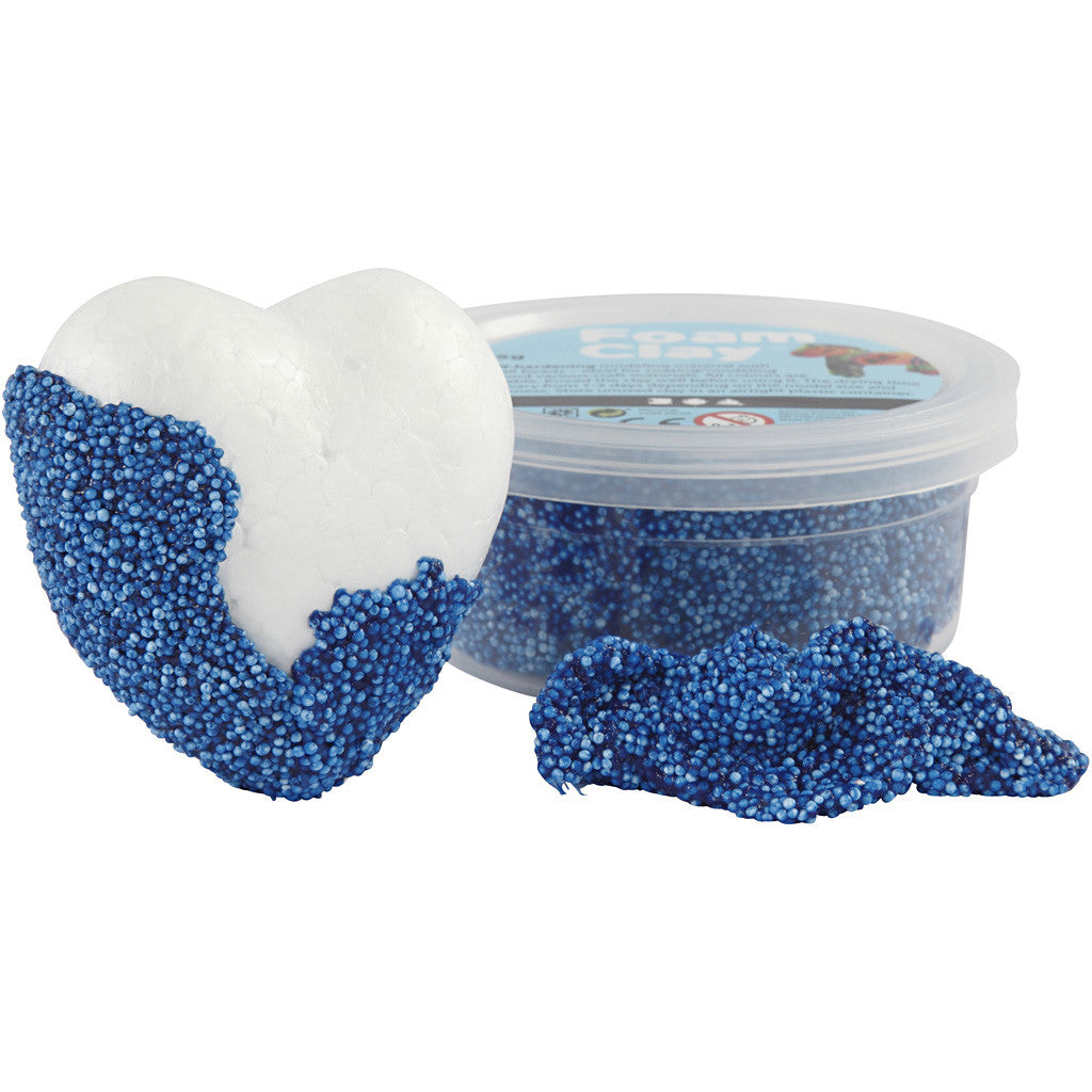 Foam Clay®, blauw, 35 gr/ 1 Doosje [HOB-78922]