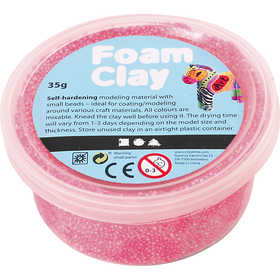 Foam Clay®, neon roze, 35 gr/ 1 Doosje [HOB-78926]