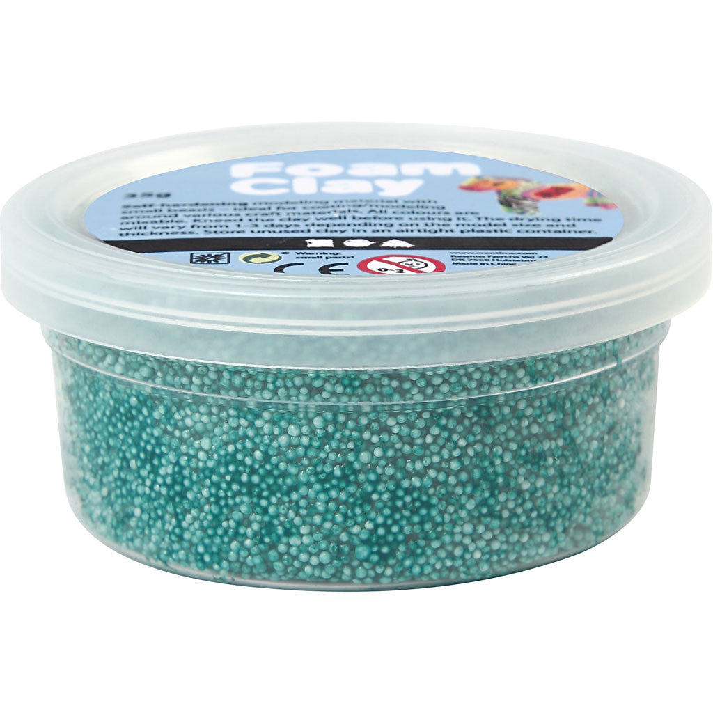 Foam Clay®, donkergroen, 35 gr/ 1 Doosje [HOB-78954]