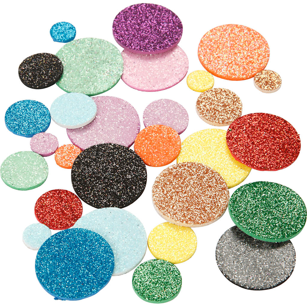 Foam Cirkels, d 12+20+32 mm, 1000 stuk/ 1 doos [HOB-79022]