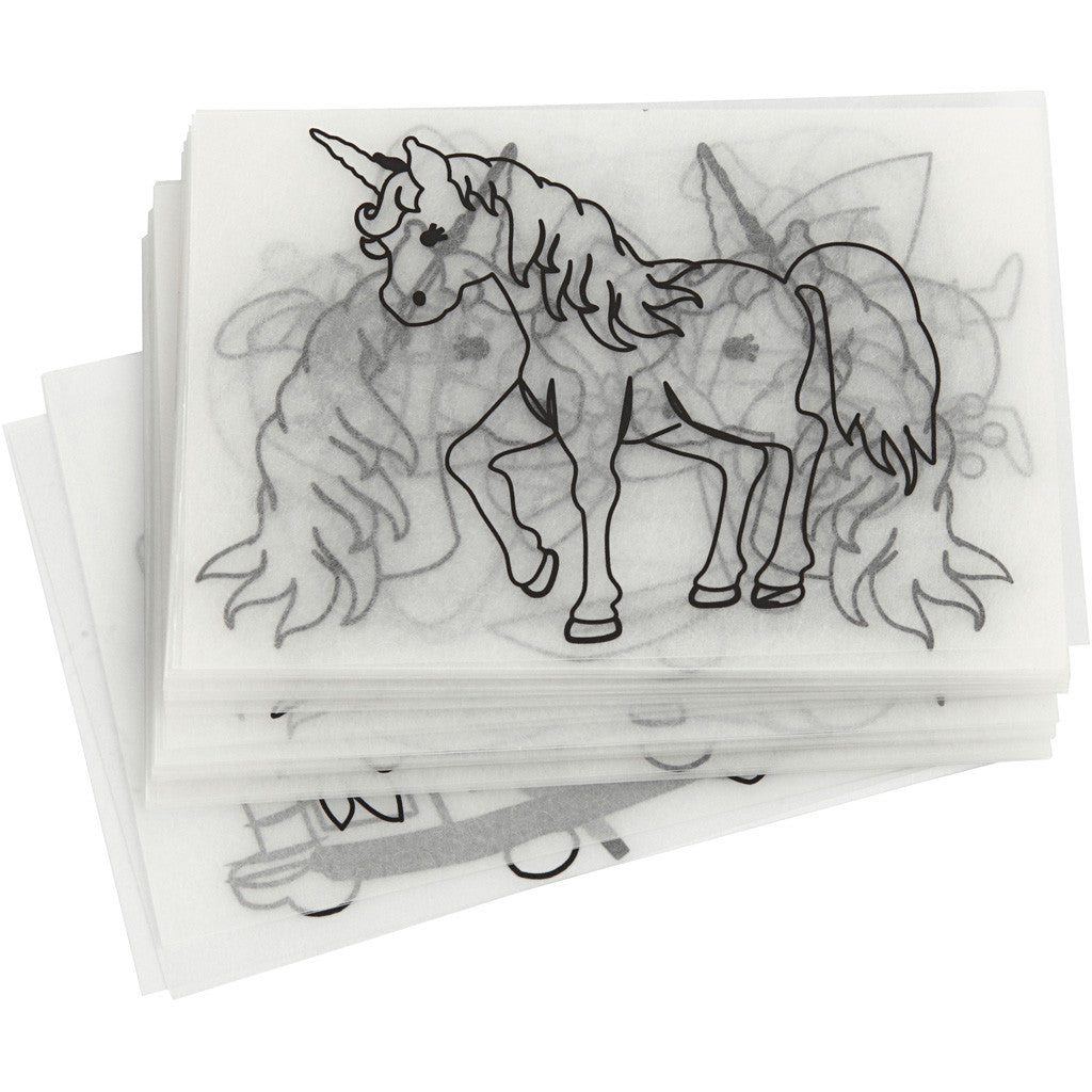 Vellen krimpfolie met motieven, vel 10,5x14,5 cm, dikte 0,3 mm, 36 vel/ 1 doos [HOB-79072]