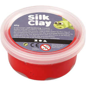 Silk Clay®, rood, 40 gr/ 1 Doosje [HOB-79104]