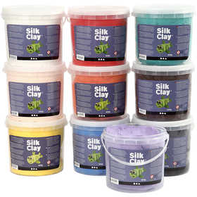 Silk Clay®, diverse kleuren, 10x650 gr/ 1 doos [HOB-79144]