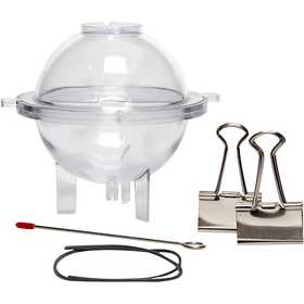 Kaarsen gietvorm, Kogel, d 80 mm, 1 stuk [HOB-79230]