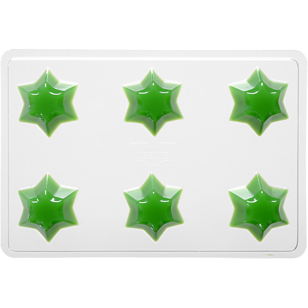 Drijfkaarsen gietvorm, bloem, hart, zon, ster, rond, 1set/ 1 set [HOB-79252]