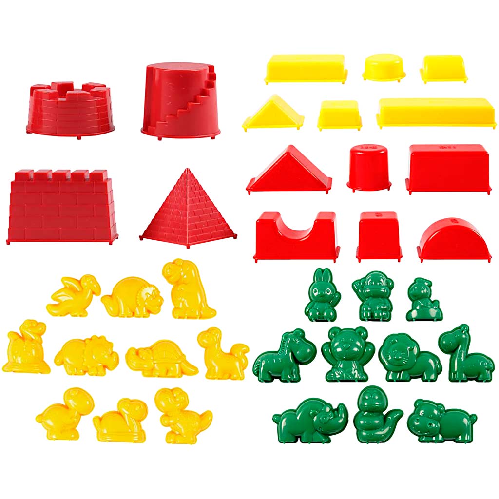 Casting Mould, size 3,5-9,5 cm, 36 pc