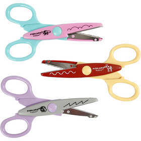 Fiskars Kidzors Kartelscharen, nijlpaard, kameel & egel, 3 stuk/ 1 doos [HOB-8233]