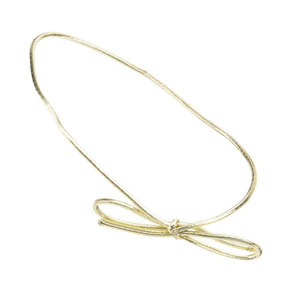 Versierelastiek Metallic Goud 20cm (50 stuks) [8MG]