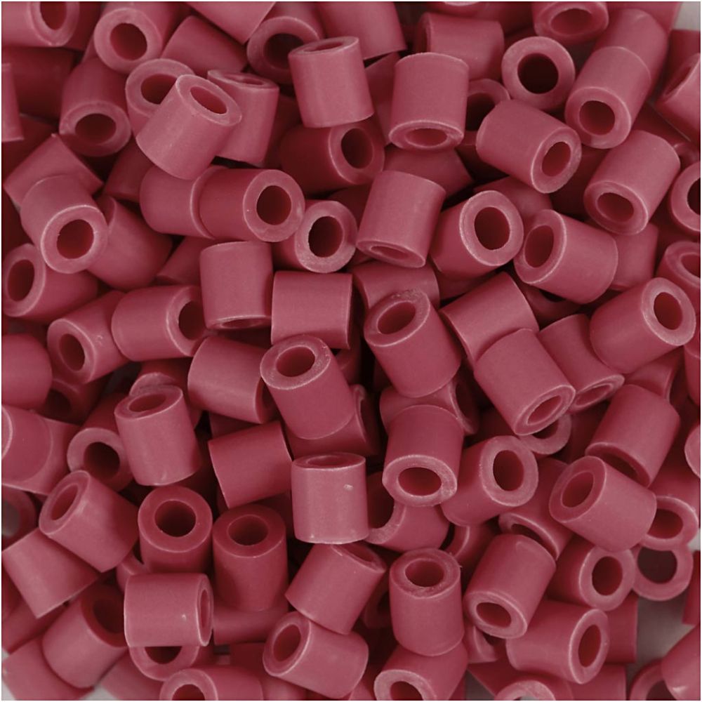 BioBeads van NABBI, afm 5x5 mm, gatgrootte 2.5 mm, medium, rood, 1000 stuk/ 1 doos [HOB-9067770]