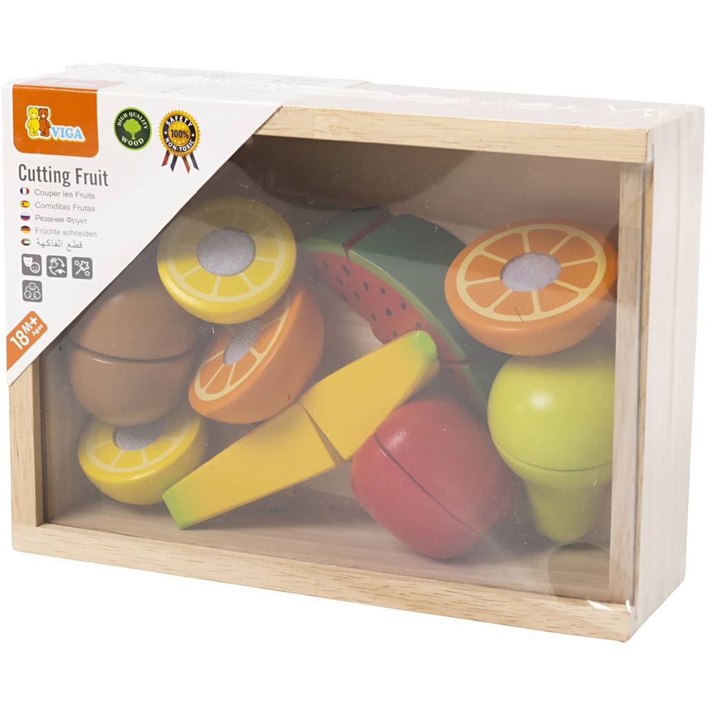 VIGA snijbare fruitset, 17 onderdelen/ 1 doos [HOB-907716]