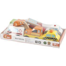 VIGA mini-auto's, afm 7-9 cm, 6 onderdelen/ 1 doos [HOB-907756]