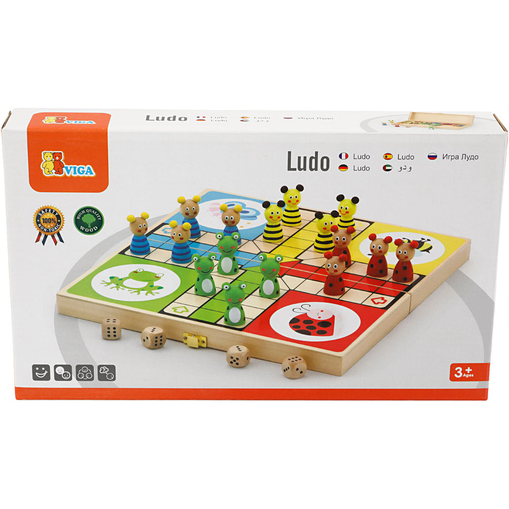 VIGA Ludo dieren bordspel, 1 set [HOB-907762]