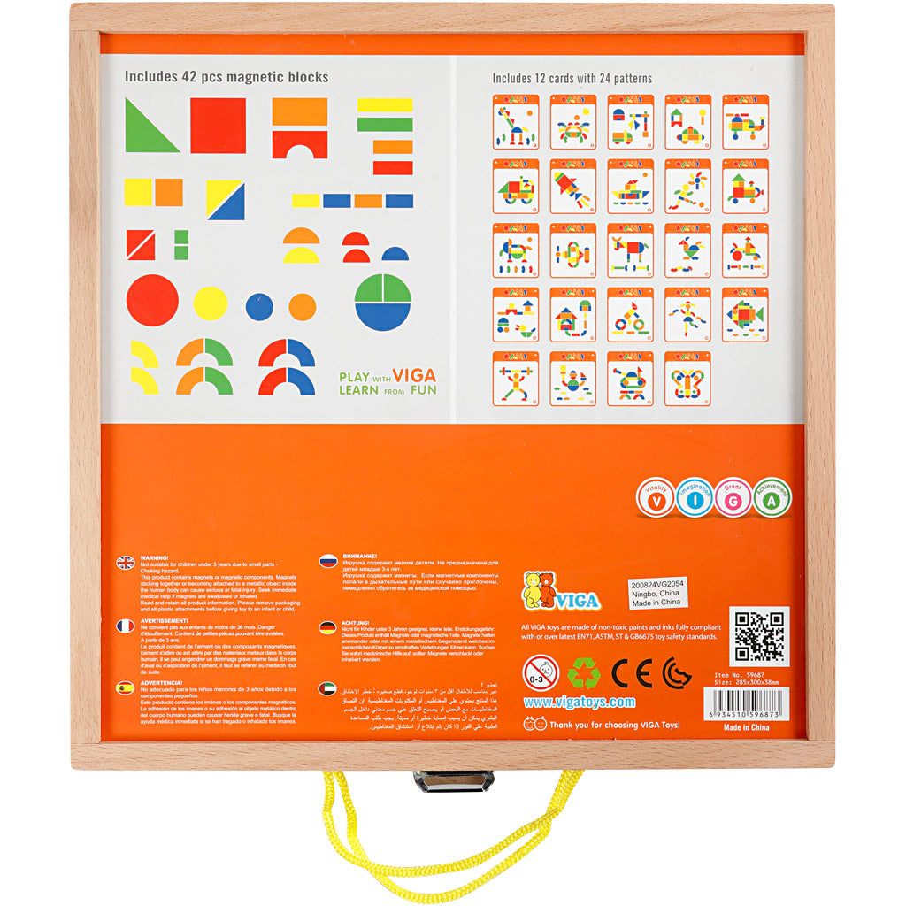 VIGA Magnetische Activiteitenset, afm 2-10 cm, 1 set [HOB-908279]