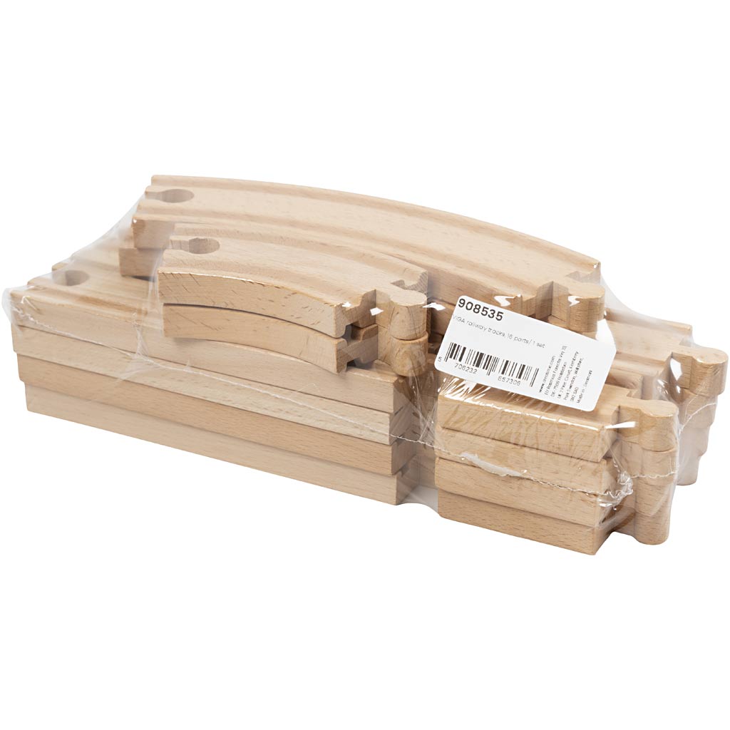 VIGA spoorweg, 16 onderdelen/ 1 set [HOB-908535]