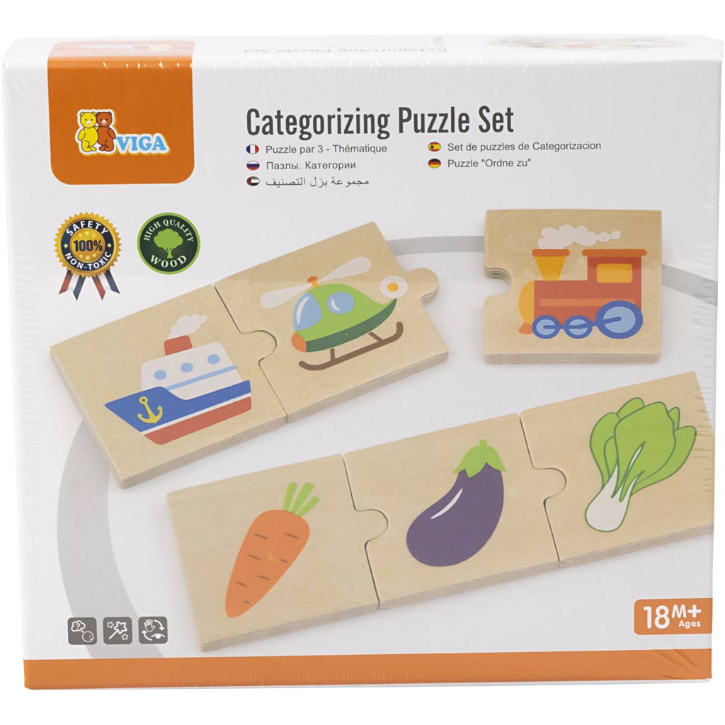 VIGA Legpuzzel, 8 onderdelen/ 1 set [HOB-908547]