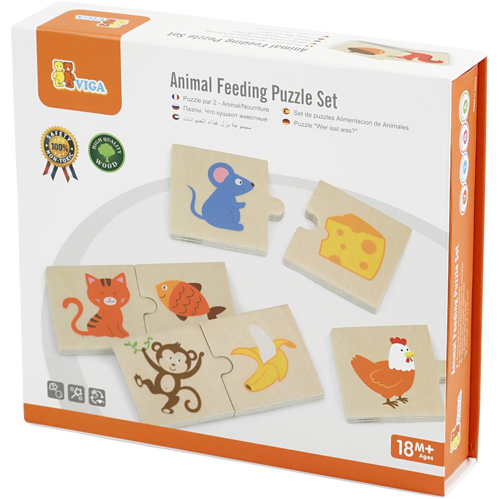 VIGA Legpuzzel, 12 onderdelen/ 1 set [HOB-908548]