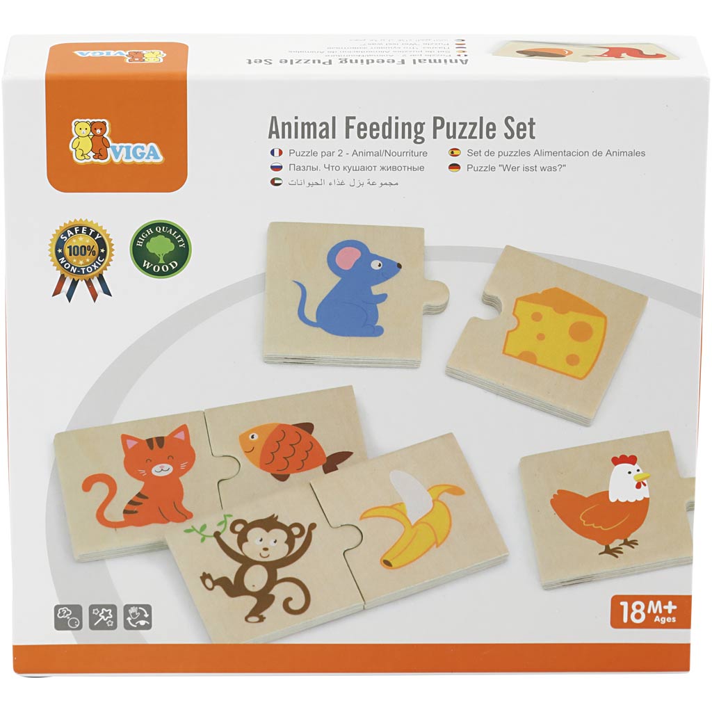VIGA Legpuzzel, 12 onderdelen/ 1 set [HOB-908548]