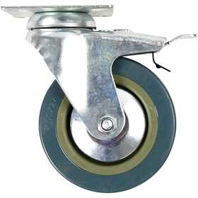 Zwenkwielen, H: 130 mm, d 100 mm, 4 stuk/ 1 doos [HOB-93060]