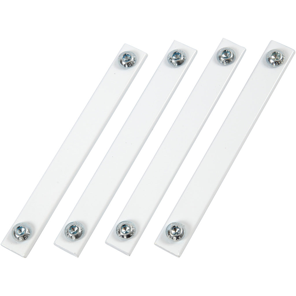 Montageset voor papier opslagrek, L: 100 mm, B: 30 mm, 1 set [HOB-93235]