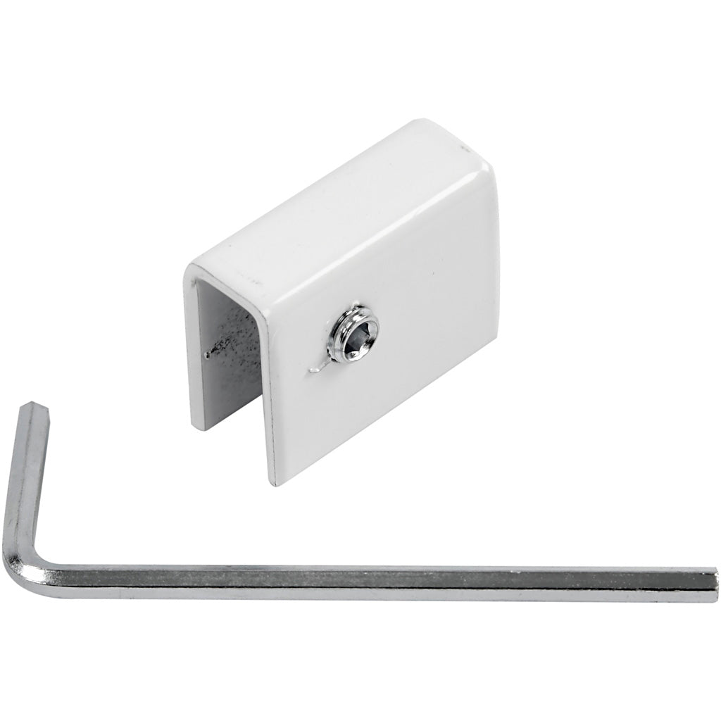 Verzamelprofiel, H: 22 mm, D: 11 cm, B: 32 mm, wit, 1 stuk [HOB-93269]