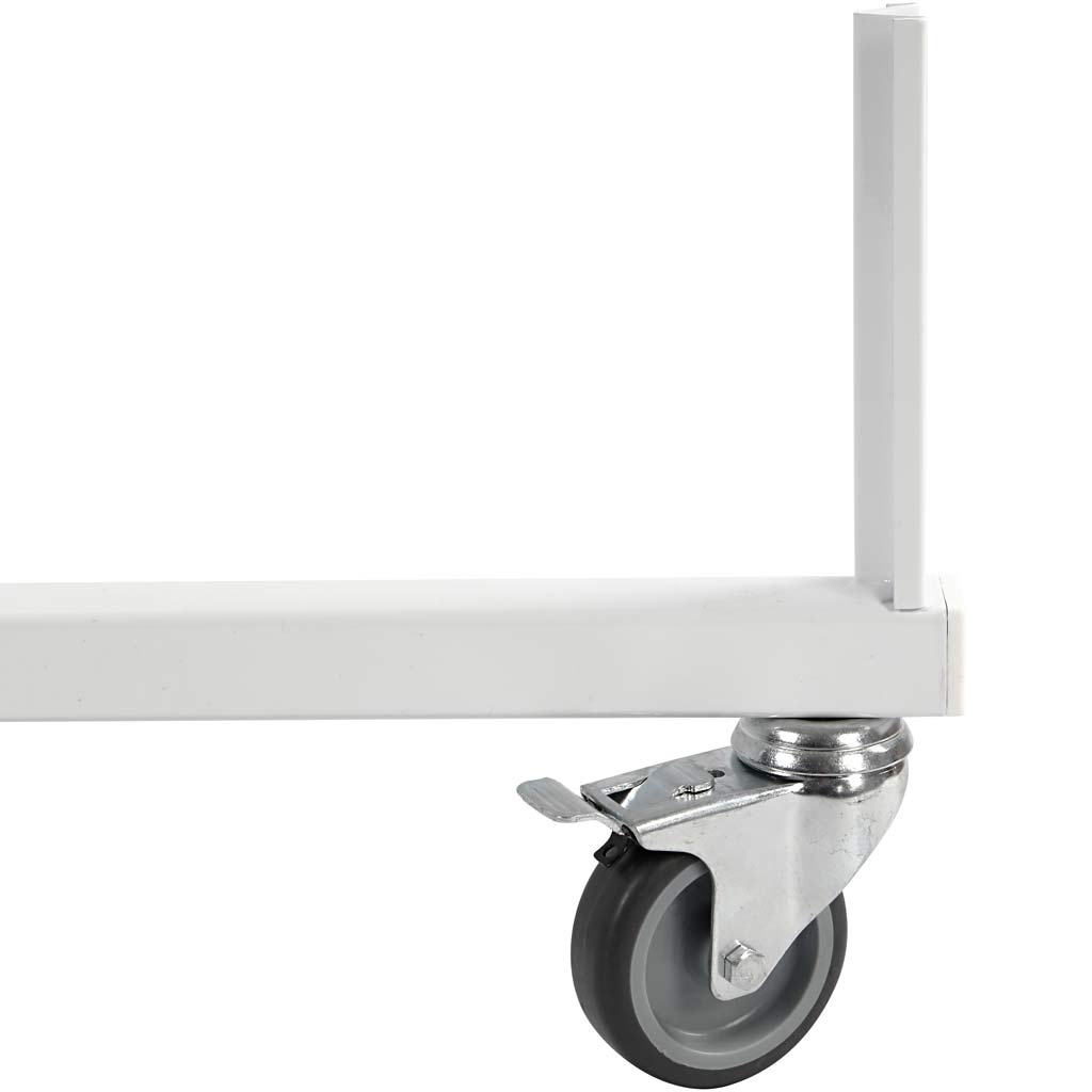 Frame eindstuk, H: 280 mm, D: 50 cm, B: 815 mm, wit, 1 stuk [HOB-93270]