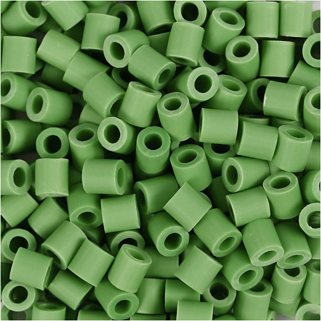 BioBeads van NABBI, afm 5x5 mm, gatgrootte 2.5 mm, medium, groen, 1000 stuk/ 1 doos [HOB-9067800]
