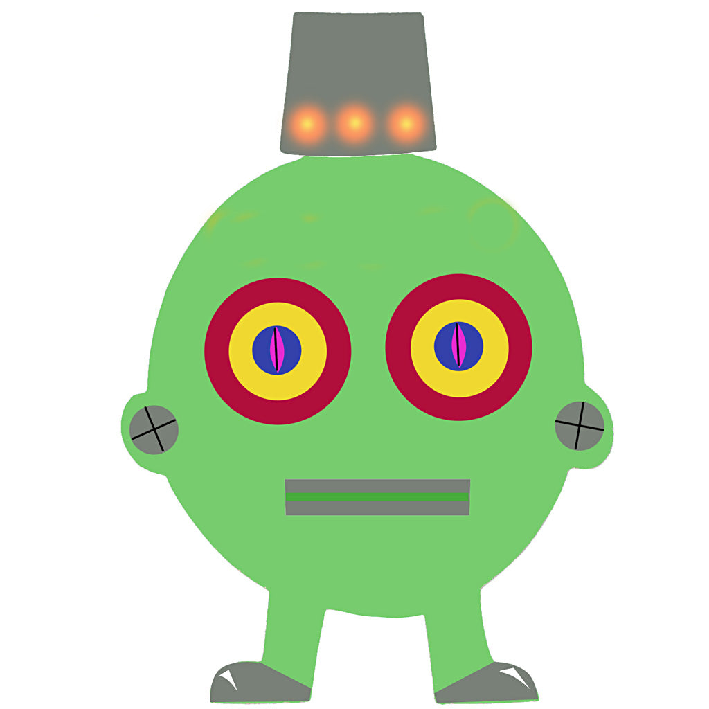 Robotten, H: 22,5-24 cm, B: 15-16 cm, 230 gr, wit, 16 stuk/ 1 doos [HOB-95207]