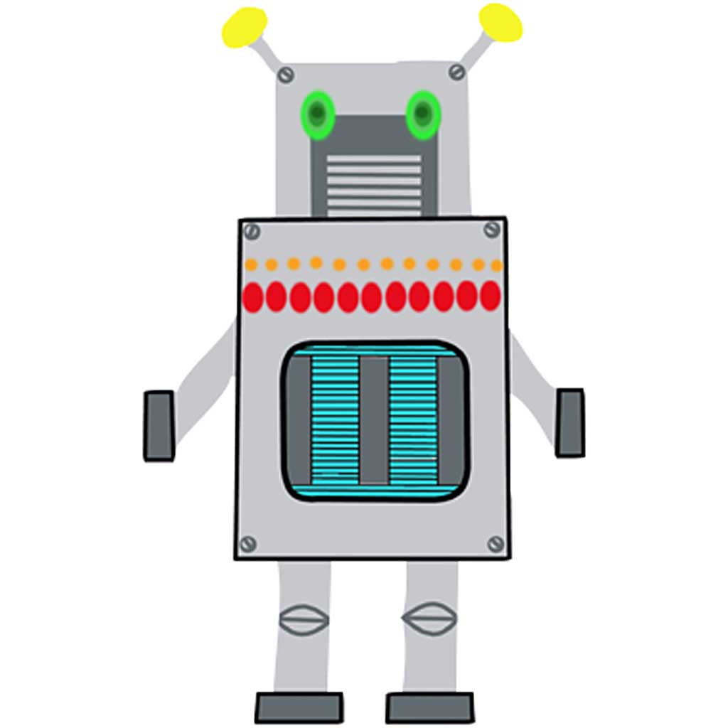 Robotten, H: 22,5-24 cm, B: 15-16 cm, 230 gr, wit, 16 stuk/ 1 doos [HOB-95207]