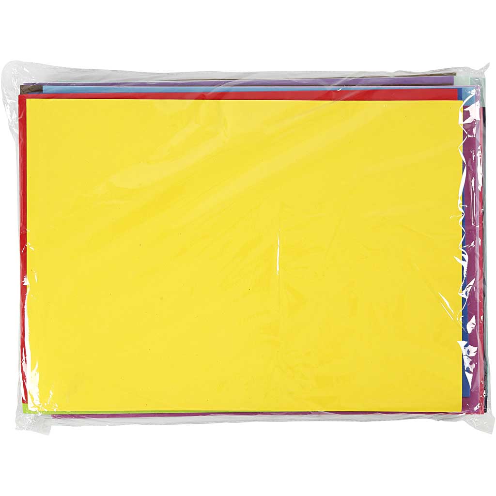 Foam Vellen, A3, vel 297x420 mm, ca. 2 mm, 20 div vellen/ 1 doos [HOB-95239]