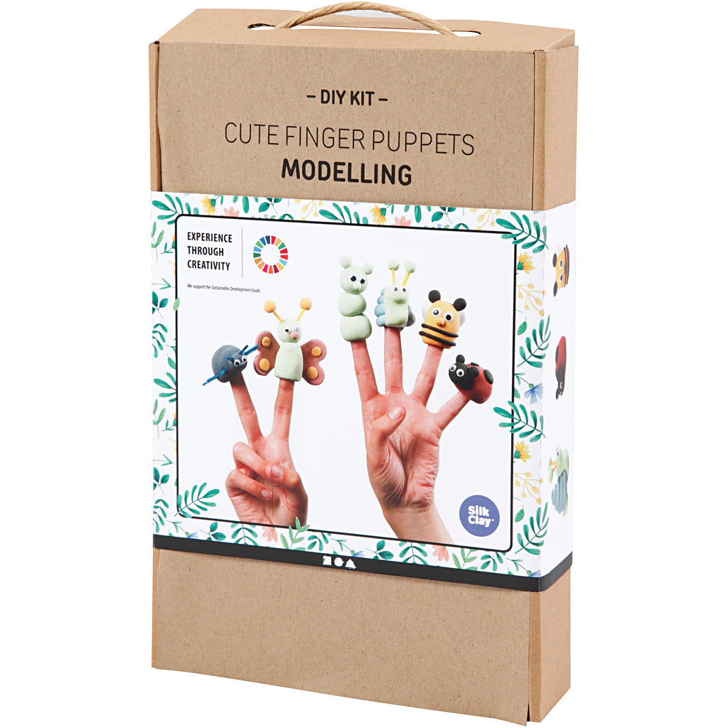 Schattige vingerpoppen, 1 set [HOB-97080]
