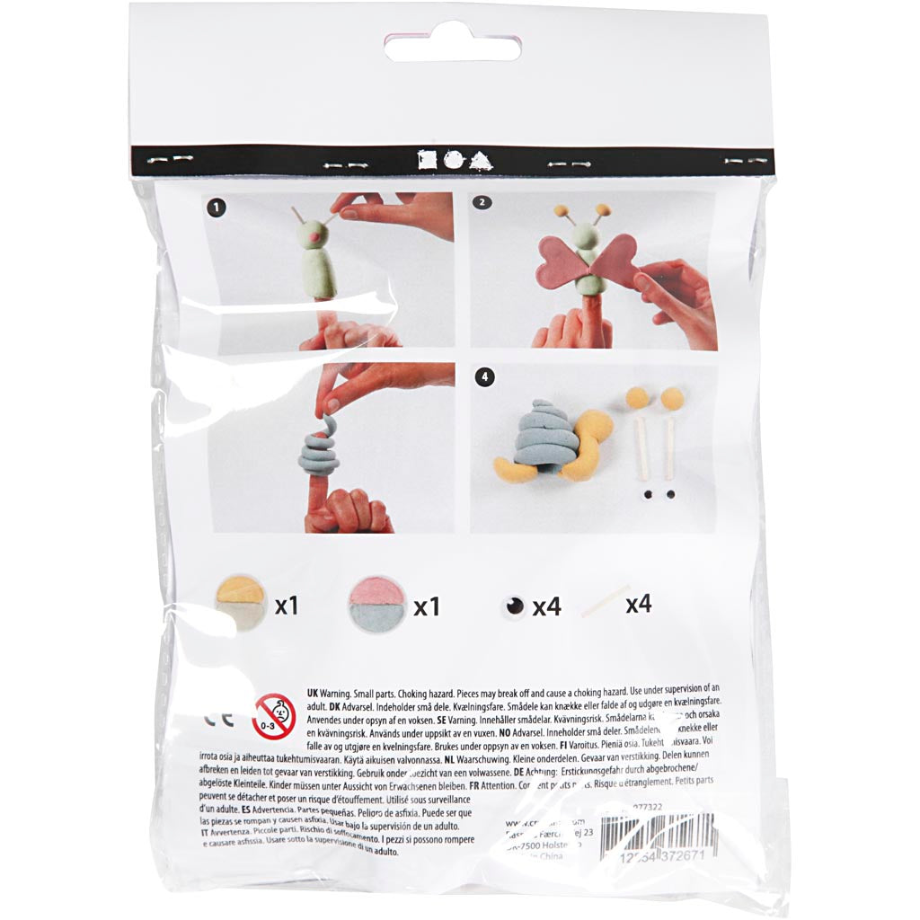 Mini Creative Kit, vingerpoppen, 1 doos [HOB-977322]