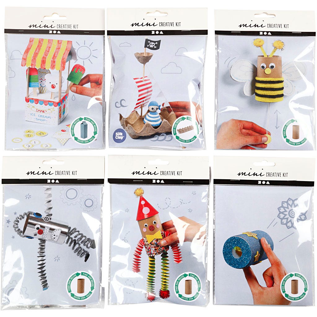 Mini Hobbyset, 6 set/ 1 doos [HOB-977436]