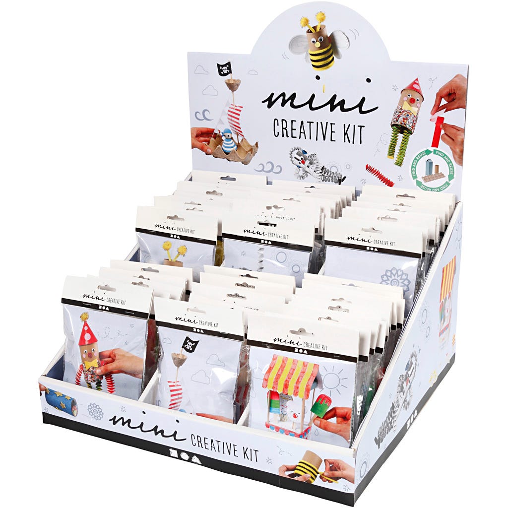 Display met Creative mini kits, 60 set/ 1 doos [HOB-97743]