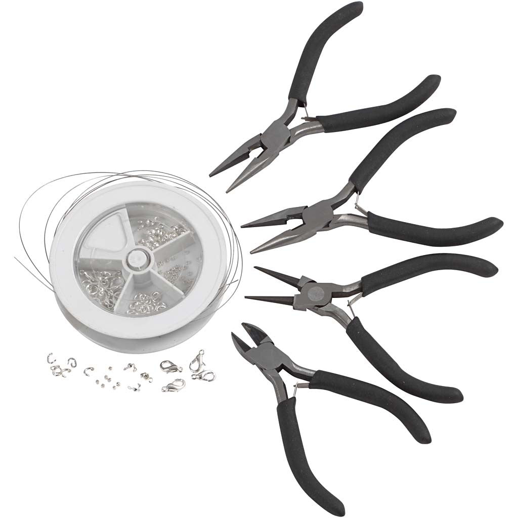 Sieraden Maken Kit, verzilverd, 1 set [HOB-99128]