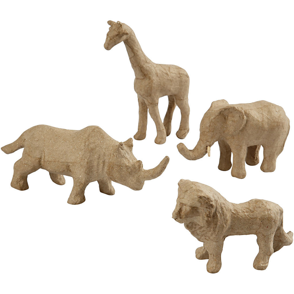 Jungledieren, H: 7,5-10 cm, 32 stuk/ 1 doos [HOB-99382]