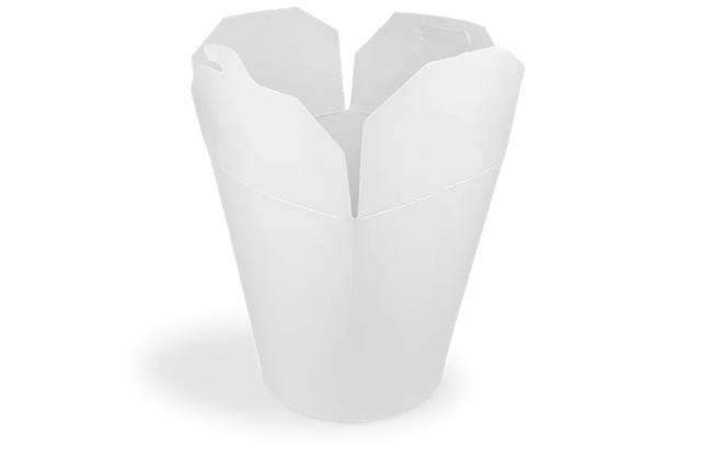 Wok to Go beker 10x11,5 cm 32oz 1000ml karton wit (500 stuks) [TK-9987003]