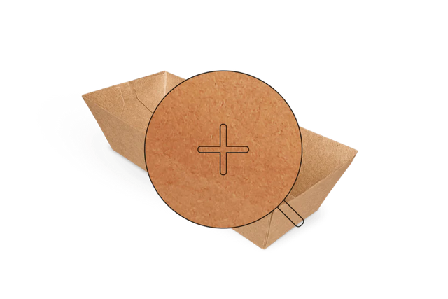 Kroketbakjes A5 Kraft 3,9x3,5x11,4 cm FSC®Mix (1.000 stuks) [TK-9987198]