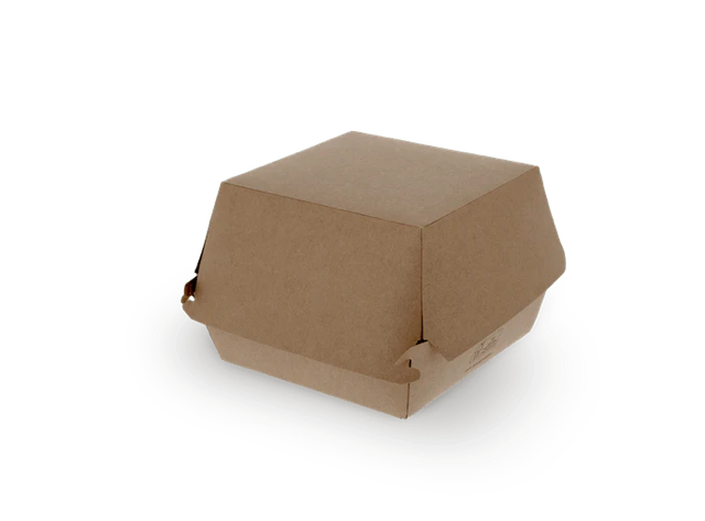 Hamburgerbakje kraft 12x10x12 cm FSC®Mix (600 stuks) [TK-9987219]