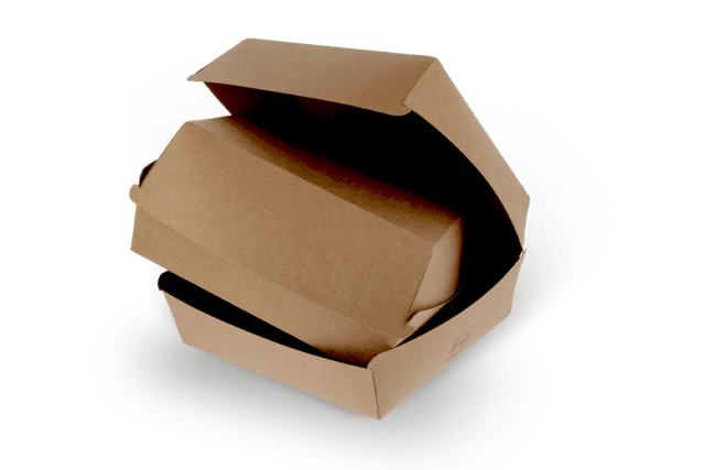 Menubox / Hamburgerbak 20x8,8x20 cm FSC®Mix kraft (300 stuks) [TK-9987220]