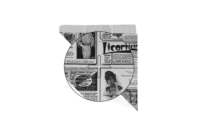 Puntzakken vetvrij papier 'Krant' 24x34 cm (1.000 stuks) [TK-9987277]